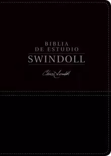 Biblia de estudio Swindoll NTV (SentiPiel, Negro)