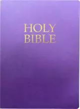 KJVER Holy Bible, Large Print, Royal Purple Ultrasoft