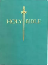 KJV Sword Bible, Large Print, Coastal Blue Ultrasoft: (Red Letter, Teal, 1611 Version)