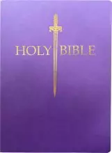 KJV Sword Bible, Large Print, Royal Purple Ultrasoft: (Red Letter, 1611 Version)