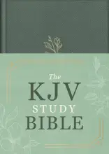 KJV Study Bible [Sage Bouquet]