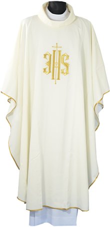 Cream Chasuble (Length 129cm x Width 150cm)