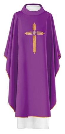 Purple Chasuble (Length 129cm x Width 150cm)