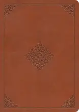 ESV Study Bible (TruTone, English Saddle, Ornament Design)