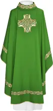 Green Chasuble (Length 129cm x Width 150cm)