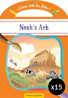 Colour With The Bible: Noah's Ark - Pack of 15