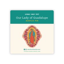 Our Lady of Guadalupe Pin Badge