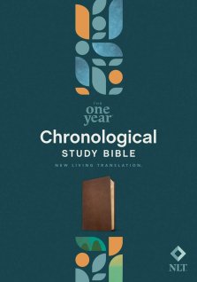 NLT One Year Chronological Study Bible (LeatherLike, Rustic Brown)