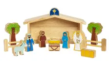 Deluxe Nativity Story Playset - 24 Pieces & Stable