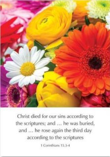 Greetings Cards: 'Christ died for…' 1Co. 15.3-4