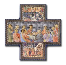 6 x 6" Last Supper Wood Cross