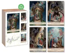 Joy To The World Box of 18 Christmas Cards