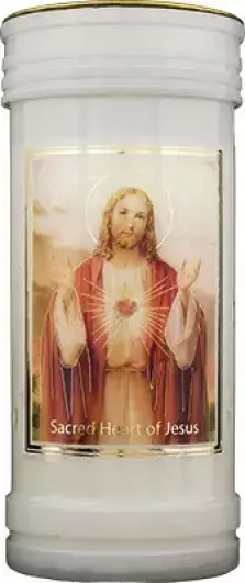 Sacred Heart Single Pillar Candle