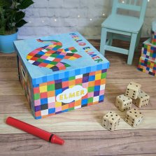 Collapsible Storage Box - Elmer Patchwork