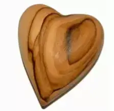 Olive Wood Prayer Heart