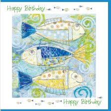 Birthday Fish Greetings Card