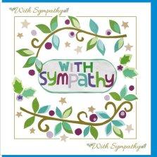 Sympathy Vine  Greetings Card