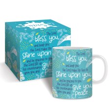 The Lord Bless You Teal Mug & Gift box