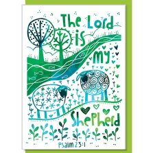 The Lord is my Shepherd Greetings Card