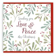 Love and Peace (Pack of 10) Charity Christmas Cards