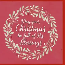 Full of Blessings (Pack of 10) Charity Christmas Cards