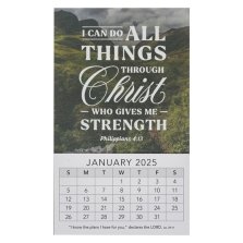 2025 Mini Magnetic Calendar: I Can Do All Things Through