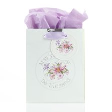 Blessings from Above: May Your Day Be Blessed - Jeremiah 17:7 Small Gift Bag