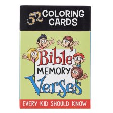 Coloring Cards 52 Verses for Kids (Box Of 52)