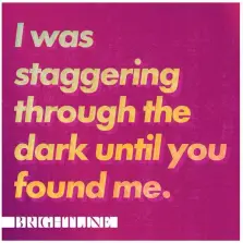 I Was Staggering Through The Dark Until You Found Me CD