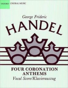 Four Coronation Anthems Vocal Score