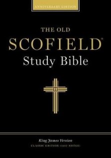 KJV Old Scofield Study Bible Classic Edition BLack Classic Bonded Leather