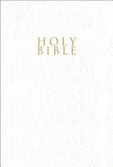 NIV Gift and Award Bible, Leather-Look, White, Red Letter Edition, Comfort Print