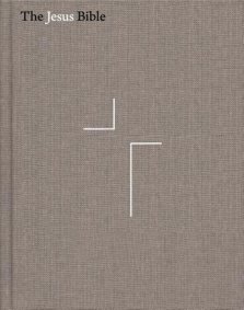 The Jesus Bible, NIV Edition, Cloth over Board, Gray Linen, Comfort Print