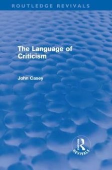 The Language of Criticism (Routledge Revivals)