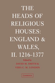 The Heads Of Religious Houses