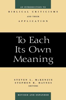 To Each Its Own Meaning, Revised And Expanded