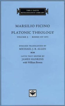 Platonic Theology Books XV-XVI