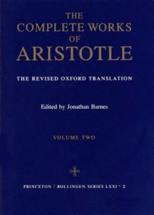 The Complete Works of Aristotle, Volume Two – The Revised Oxford Translation