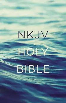 NKJV Outreach Bible Blue Paperback 30 Day Reading Plan ABCs of Salvation Book Introductions 8pt Text Bible