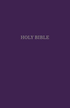 KJV, Gift and Award Bible, Imitation Leather, Purple, Red Letter Edition