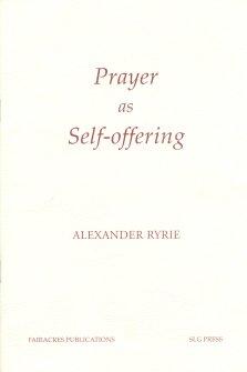 Prayer As Self Offering