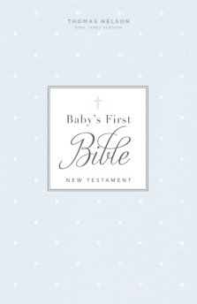 KJV, Baby's First New Testament, Leathersoft, Blue, Red Letter, Comfort Print