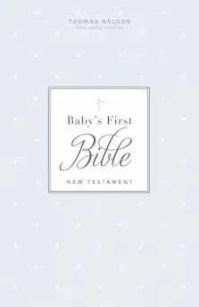 KJV, Baby's First New Testament, Leathersoft, Blue, Red Letter, Comfort Print