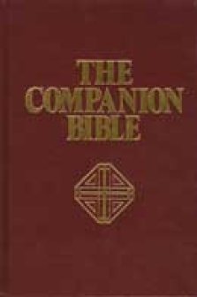 KJV Bullinger Companion Large Print Bible : Hardback Burgundy