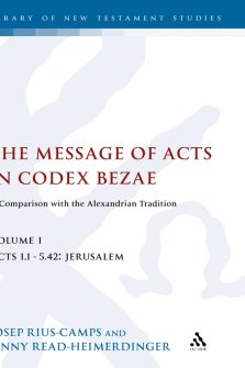 The Message of Acts in Codex Bezae