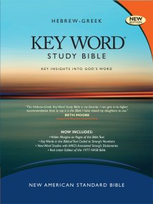 NASB Key Word Study Bible: Burgundy, Genuine Leather