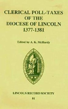 Clerical Poll-taxes in the Diocese of Lincoln, 1377-81