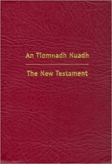 Gaelic/English New Testament: Burgundy, Vinyl