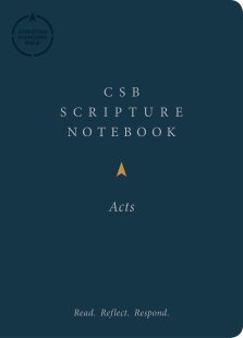 CSB Scripture Notebook, Acts