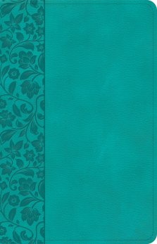 NASB Personal Size Bible, Teal LeatherTouch